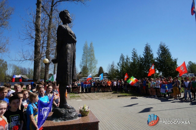 Более 350 человек приняли участие в эстафете памяти Космодемьянской и Волошиной 