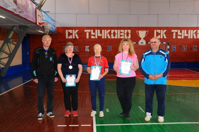 В Тучково определили победителей Первенства Рузского округа по настольному теннису в категории 40 лет и старше