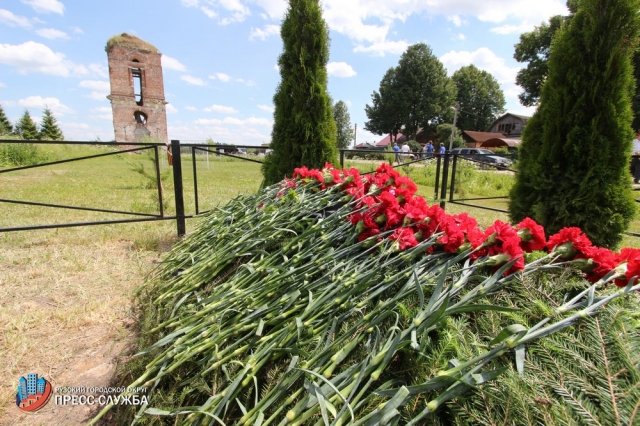 В Рузском районе захоронили останки неизвестных советских солдат