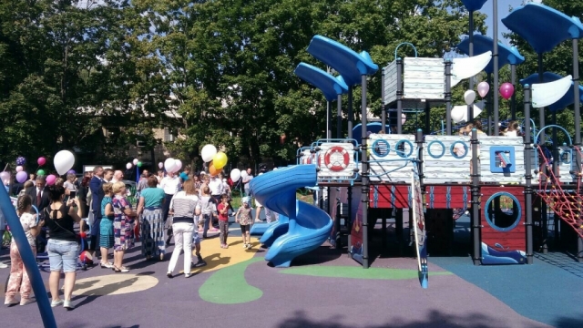 Новую детскую площадку открыли в Рузском городском округе