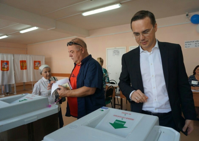 Почти 14% избирателей проголосовали в Рузском городском округе к полудню