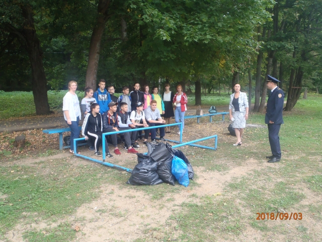 Сотрудники Госадмтехнадзора провели «Уроки чистоты» в школах Рузского городского округа 