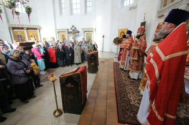 Архиерейское богослужение прошло в одном из храмов Рузского городского округа впервые за сто лет