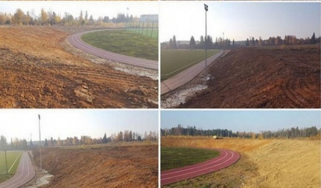 Строительство нового стадиона с искусственным покрытием завершается в Рузском городском округе