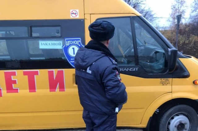 В Рузском округе инспекторы ДПС проверили автобусы