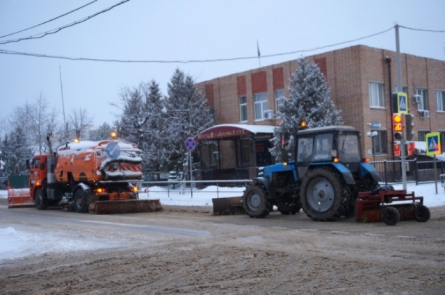 Уборка снега в Рузском округе проходит качественно и эффективно - Госадмтехнадзор