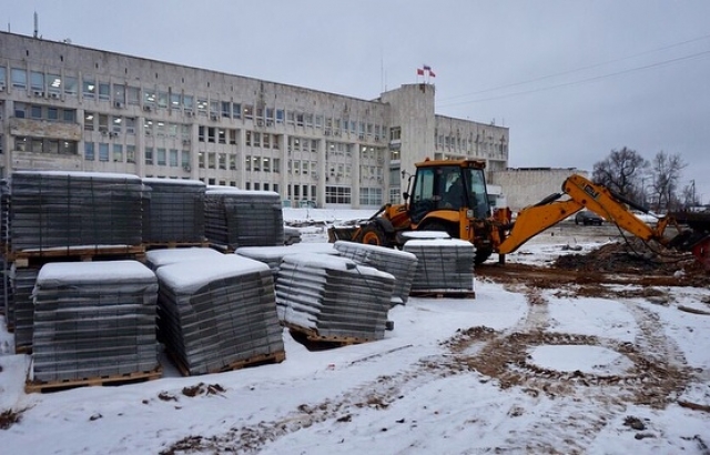 Татьяна Витушева перенесла реконструкцию центра Рузы и выразила недовольство подрядчиком