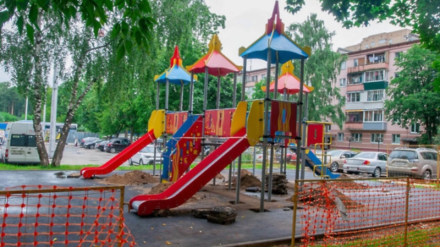 Пять детских игровых комплексов установят в Рузском округе в 2019 году