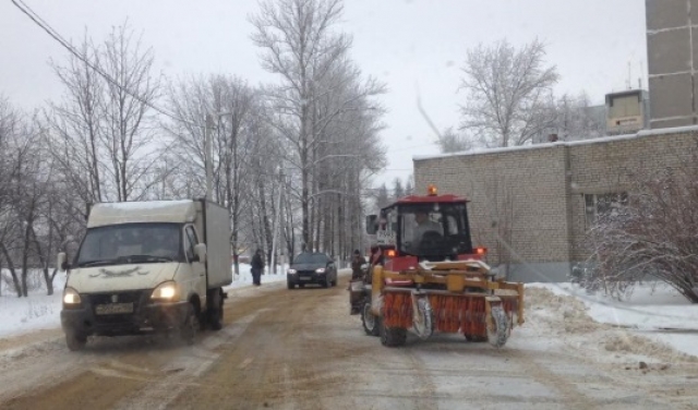 Более 50 единиц техники задействовано в уборке снега в Рузском городском округе 