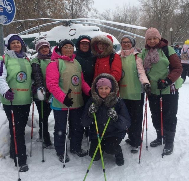 Любители скандинавской ходьбы из Рузского городского округа приняли участие в соревнованиях в Москве