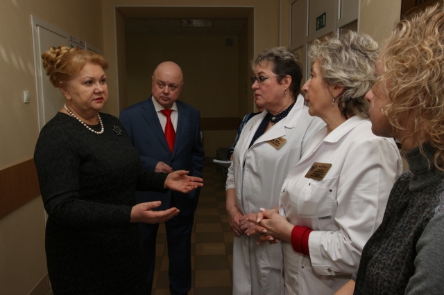 Депутат Государственной думы Наталья Санина посетила с рабочим визитом поликлиники Рузского городского округа
