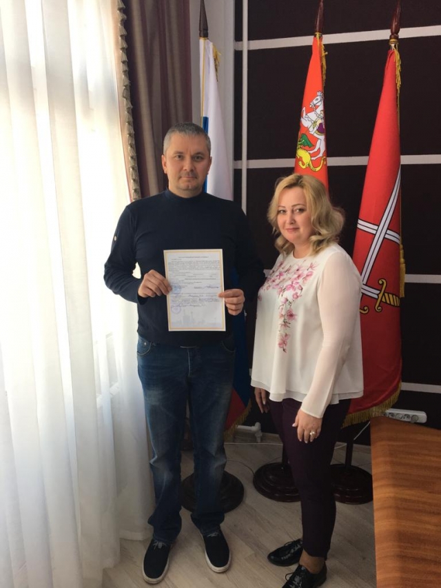 Ружанин получил сертификат на жилье