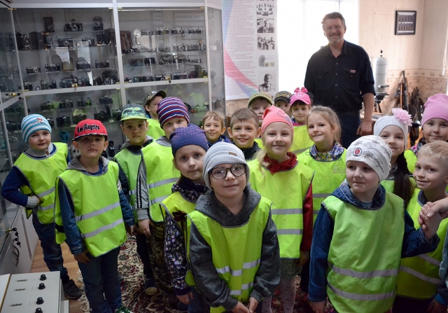 Детсадовцы посетили Музей рузской милиции