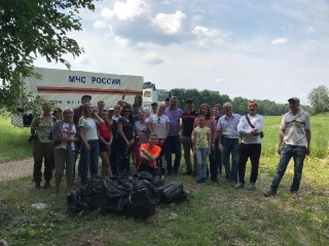 В экологической акции «Чистые берега» в Рузском округе приняли участие более 100 человек