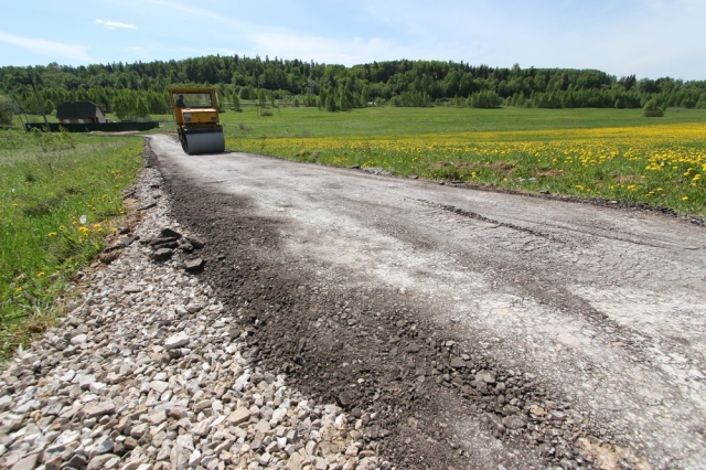 В Рузском округе ведется ремонт дорог