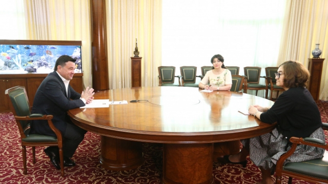 Андрей Воробьев обсудил с гендиректором Третьяковской галереи направления двустороннего сотрудничества