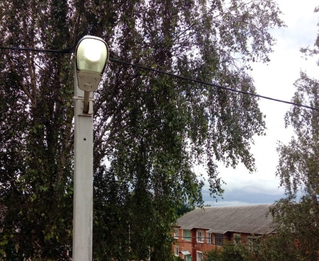 В Рузском округе системно ремонтируют уличное освещение