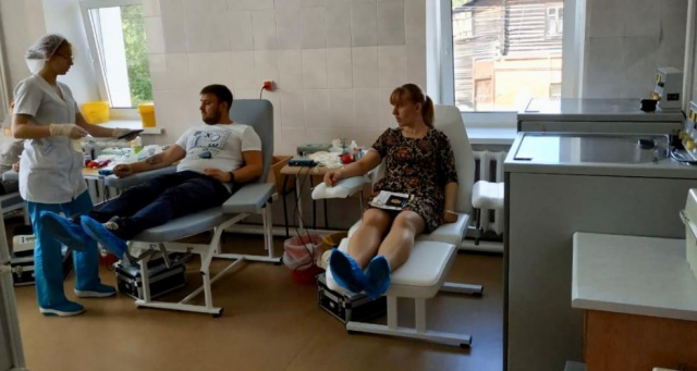 Около 40 человек сдали донорскую кровь в Рузе