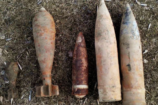Шесть снарядов обнаружили в Рузском округе