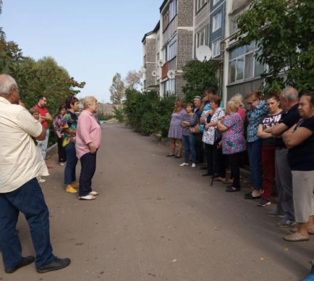 Газификацию многоквартирного дома обсудили в Дорохово
