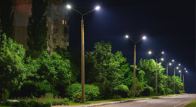 В Рузском округе модернизируют уличное освещение