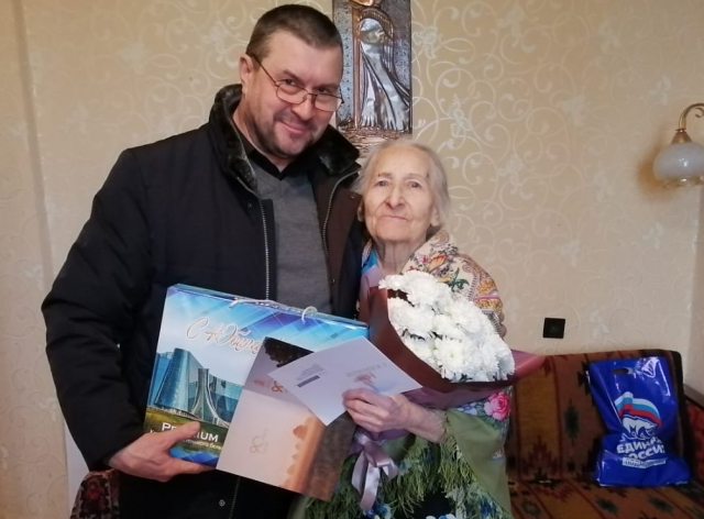 90 лет исполнилось жительнице поселка Тучково