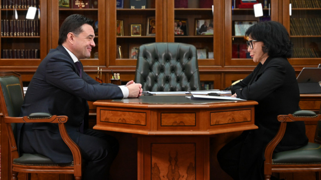 Губернатор провел рабочую встречу с главой СПЧ региона Мариной Юденич