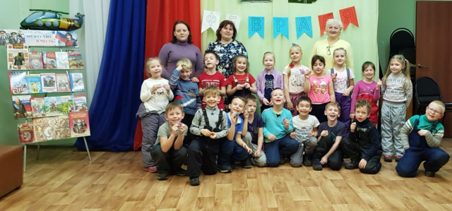 Рузские дошкольники готовятся стать защитниками Отечества