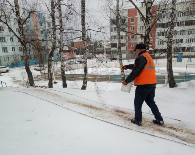 В Рузском округе устраняли последствия снегопада