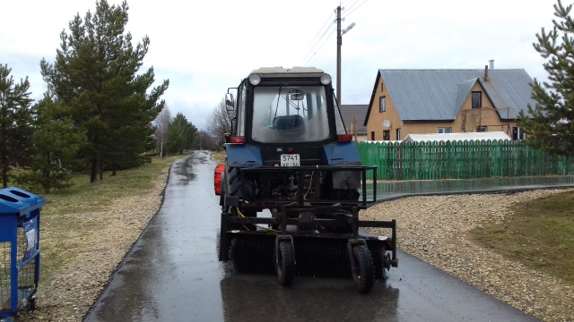 Коммунальщики Рузского округа приводят улицы в порядок