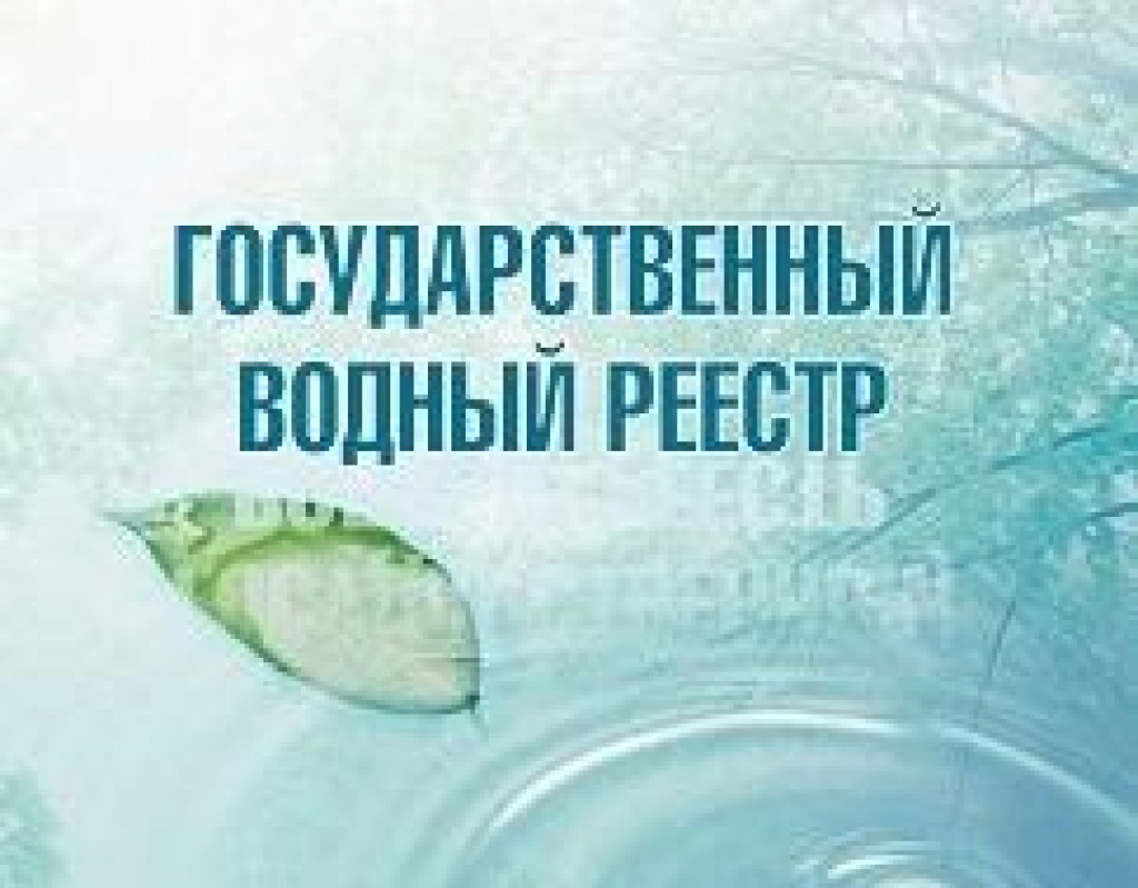 Доклад по теме Государственный водный реестр
