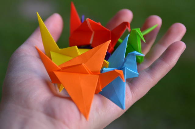 В Орешках учились мастерству оригами