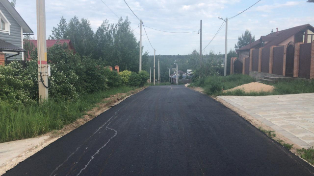 В Рузском округе ремонтируют муниципальные дороги