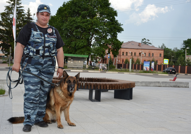 Рузские полицейские патрулируют общественные места