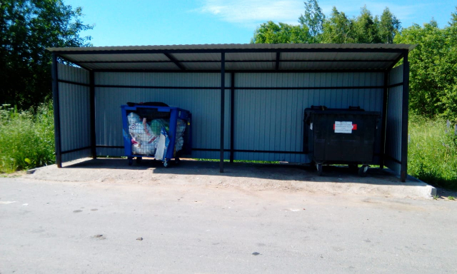 В Рузском округе приводят в порядок контейнерные площадки
