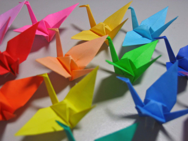 Ружане мастерят оригами