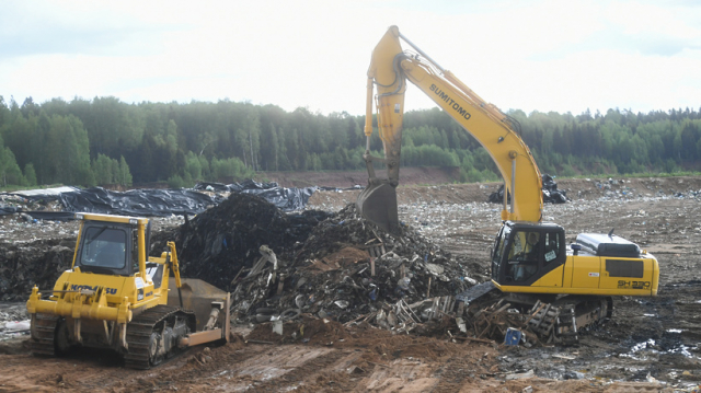 Второй этап рекультивации площадки накопления отходов начали в Рузском городском округе - РИАМО