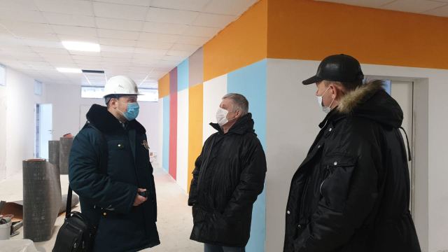 В Тучково проинспектировали ход строительства школы