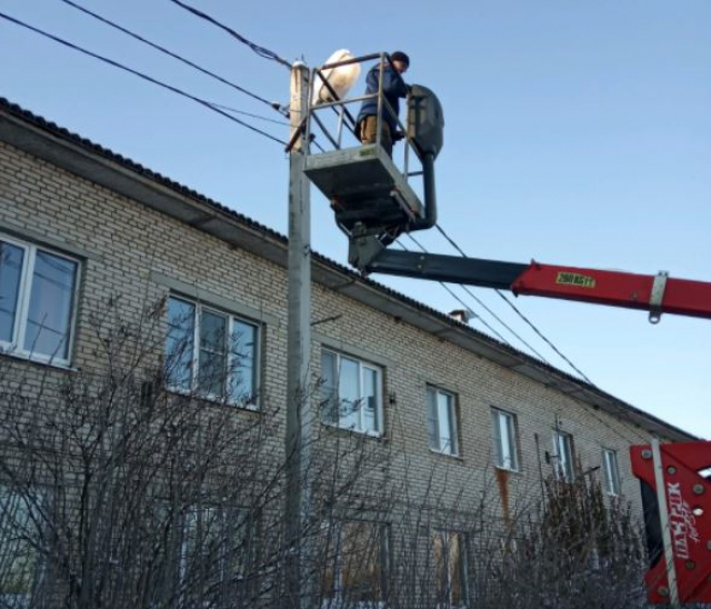 В Рузском округе заботятся о нормальном освещении улиц
