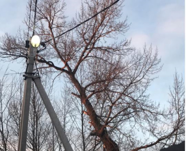В Рузском округе ремонтируют фонари