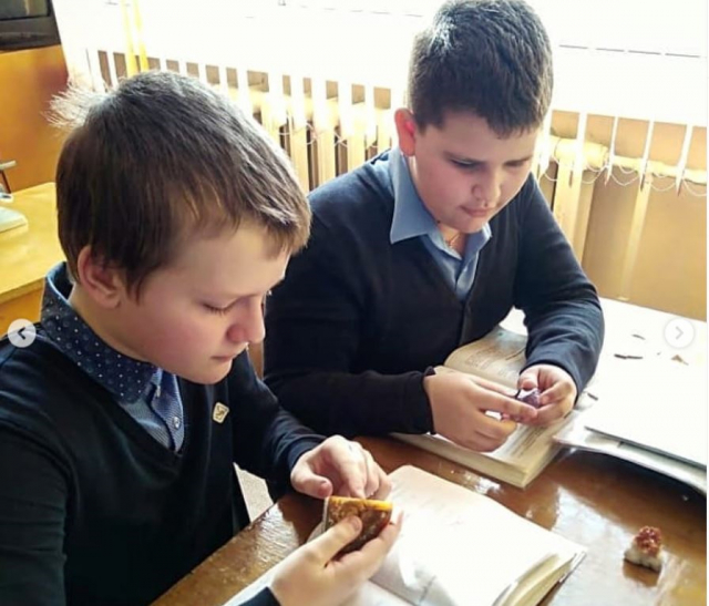 Колюбакинские школьники увидели минералы