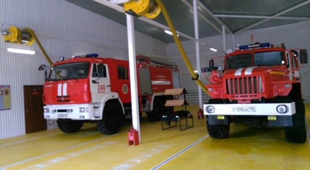 Новое пожарное депо откроют в Рузском районе к концу года - Сайт Правительства Московской области