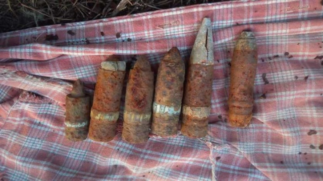 В Рузском округе обнаружены 6 снарядов времен войны