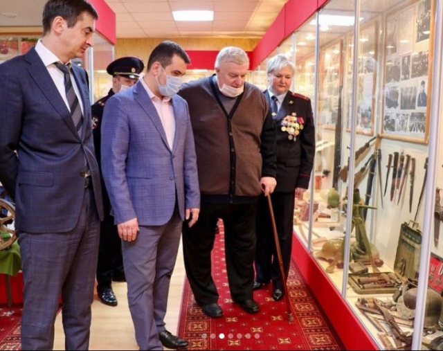 Николай Пархоменко посетил Музей истории рузской милиции