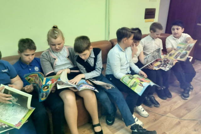 Рузские школьники читают журналы