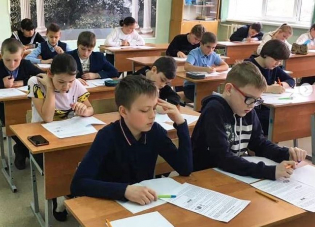  В Колюбакинской школе прошел математический марафон