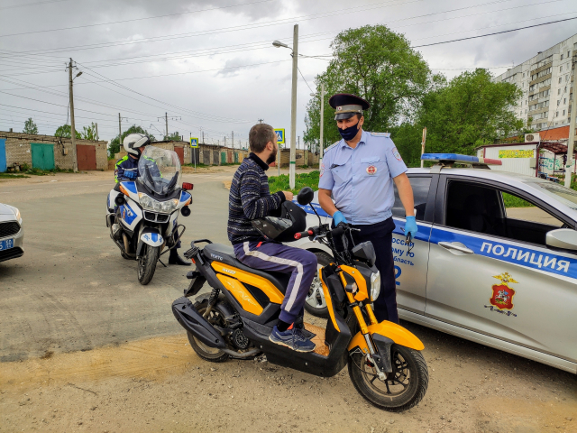  На территории Рузского округа прошел рейд «Несовершеннолетний мотоциклист»