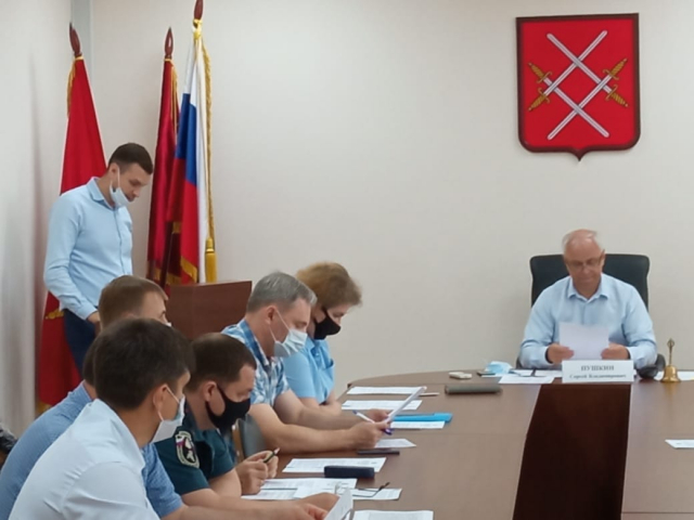 В Рузском округе обсудили вопросы обеспечения противопожарной безопасности