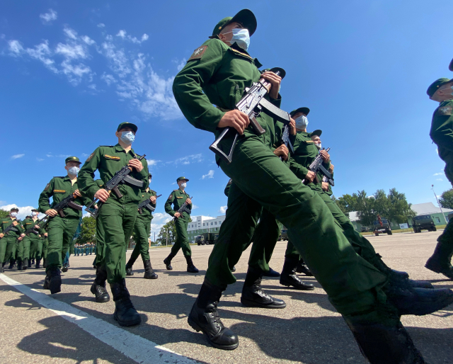 Ружанам – о церемонии присяги военнослужащих в Алабинском гарнизоне 