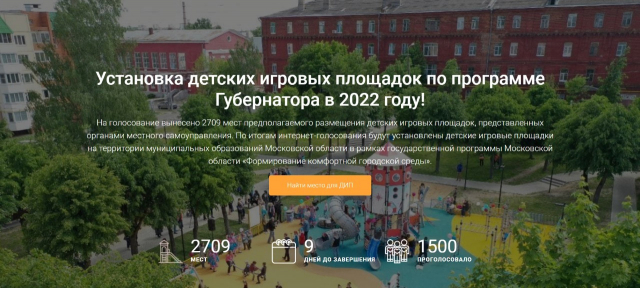 Ружан приглашают проголосовать за благоустройство детских площадок